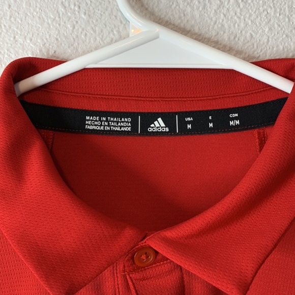 Adidas NCAA Sideline Climachill Nebraska Polo sz Large-Tall - Picture 3 of 6